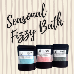 BYMOMMADEE Seasonal Fizzy Bath - 3 types of Therapeutic Scent