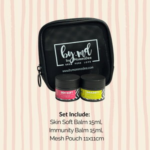 BYMOMMADEE Seasonal Gift Set - 2x15ml Balm + Mini Pouch